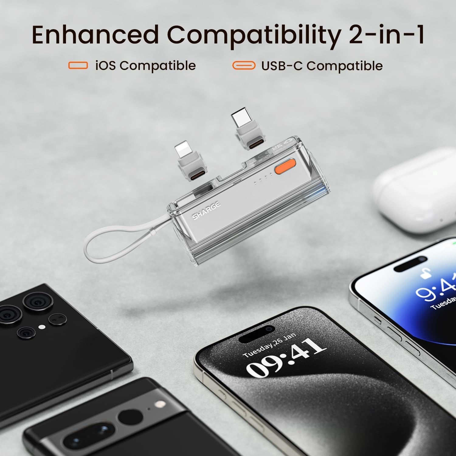  sharge Flow Mini Portable Charger
